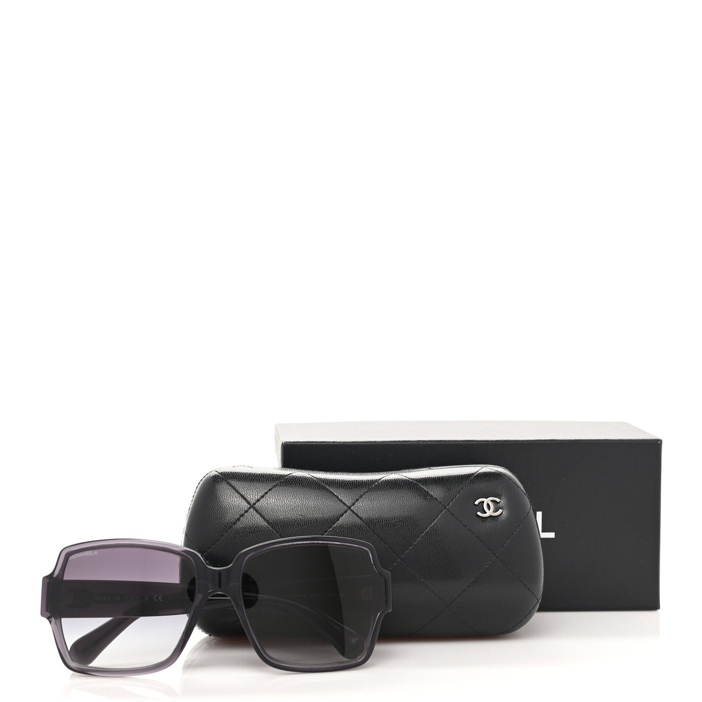 Acetate Square CC Sunglasses 5385 Grey