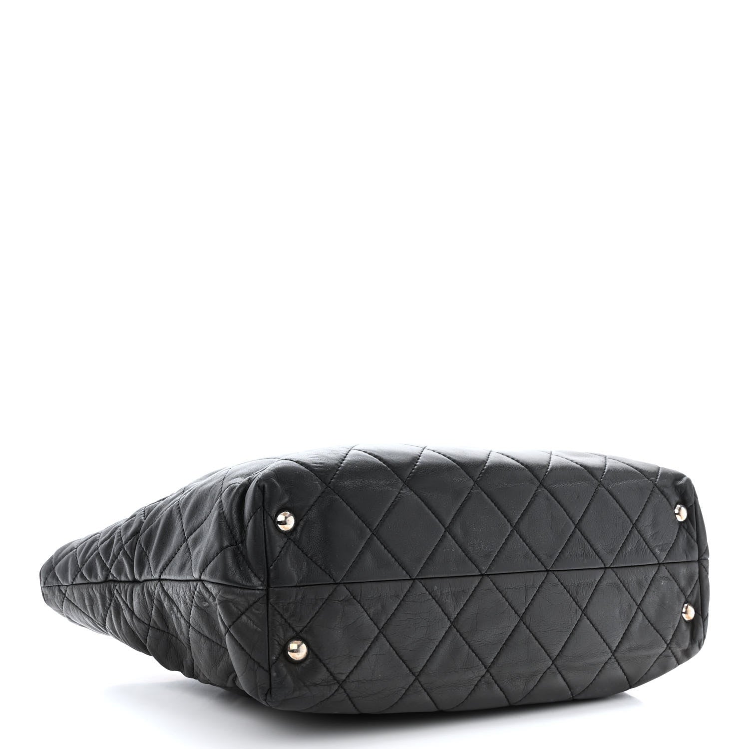 Chanel Calfskin Quilted Large In the Business Tote Black 4 of 11