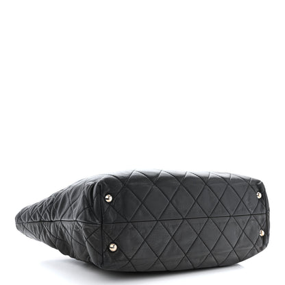 Chanel Calfskin Quilted Large In the Business Tote Black 4 of 11