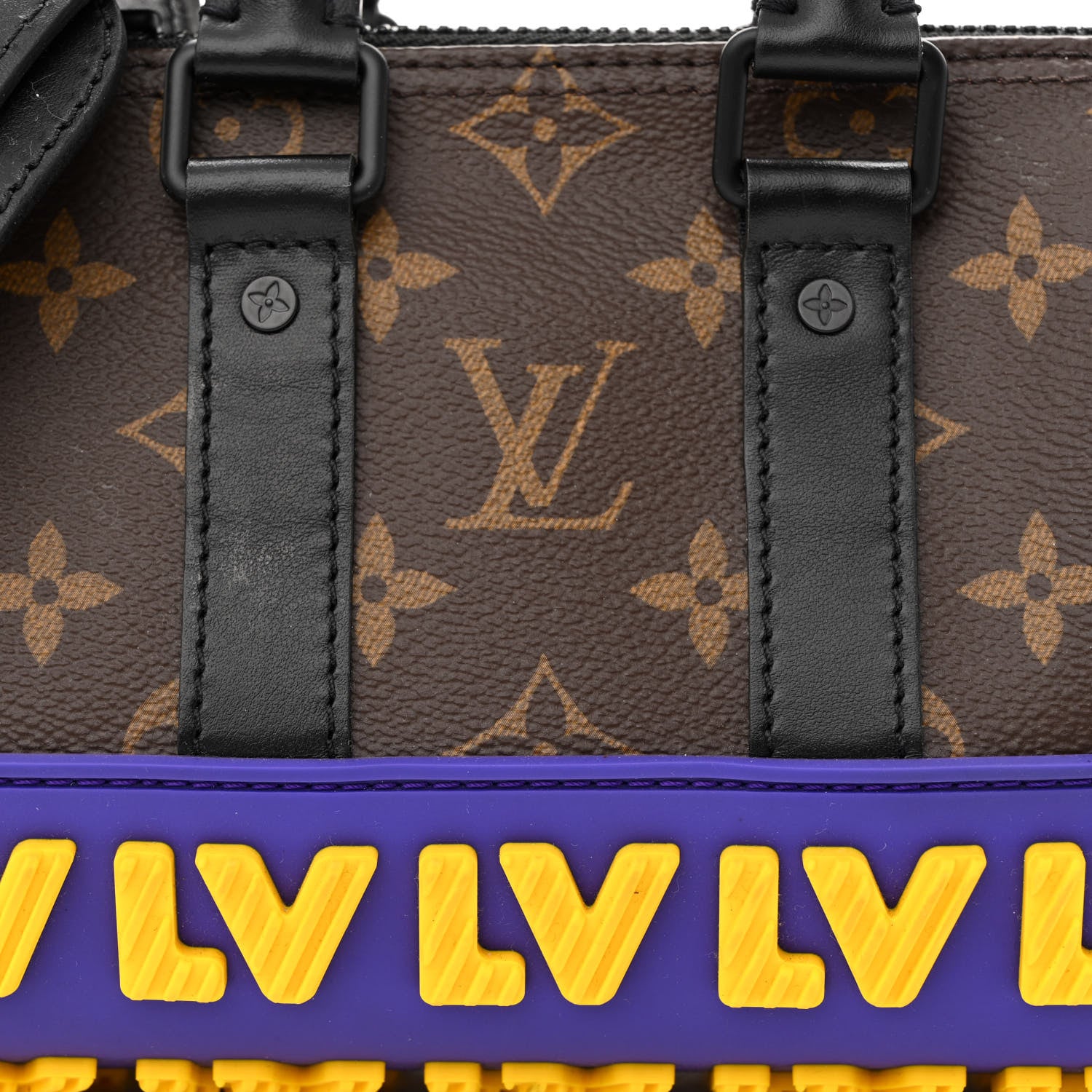 Louis Vuitton Monogram LV Rubber Keepall XS Multicolor 7 of 9
