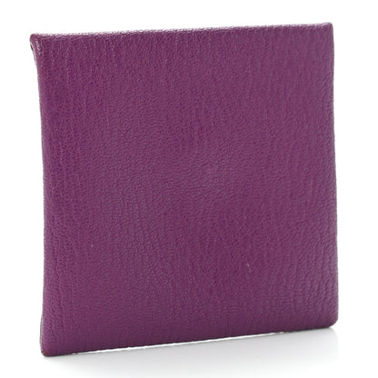 Hermes Chevre Mysore Bastia Coin Purse Anemone 3 of 10