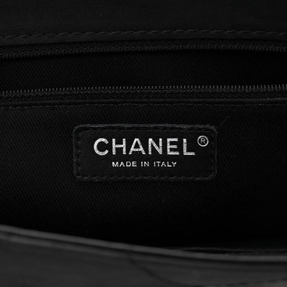 Chanel Calfskin Quilted Large Hamptons Flap Black 6 of 11