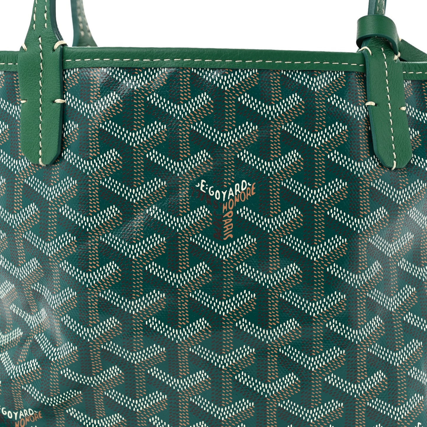 Goyardine Reversible Mini Anjou Green