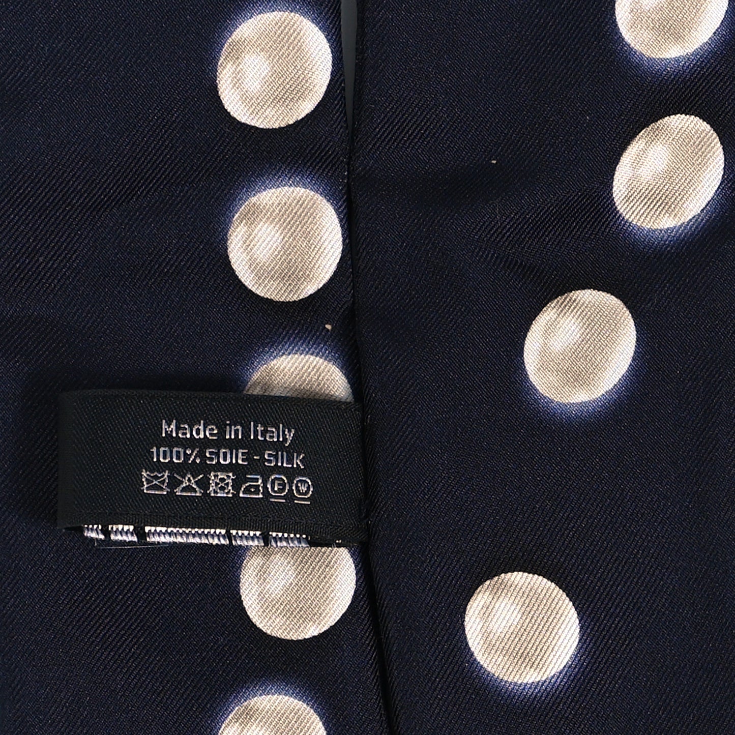 Silk Pearl CC Slim Bandeau Scarf Dark Navy