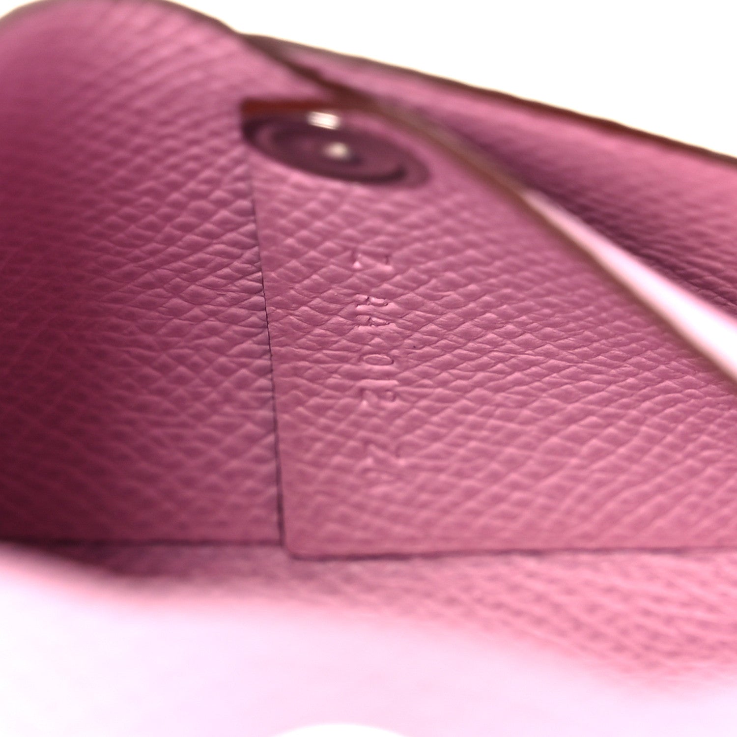Hermes Epsom Bastia Coin Purse Mauve Sylvestre 7 of 8
