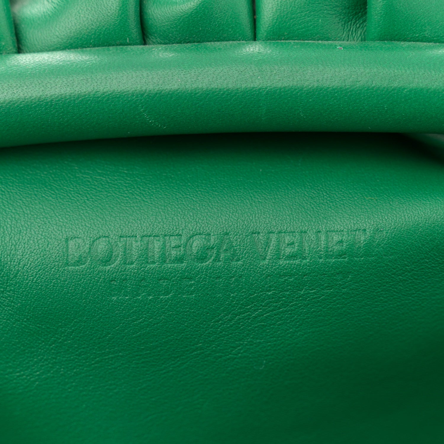 Bottega Veneta Smooth Butter Calf The Pouch Oversized Clutch Racing Green 6 of 12