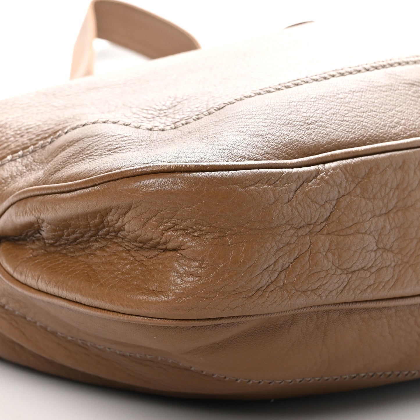 Calfskin Large New Jackie Shoulder Bag Brown
