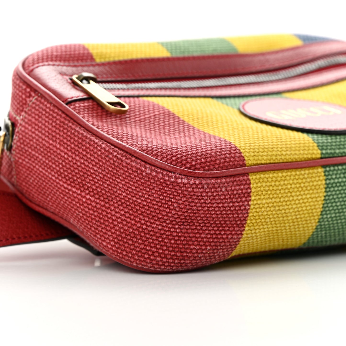 Canvas Marley Stripe Script Logo Gucci 100 Belt Bag Multicolor