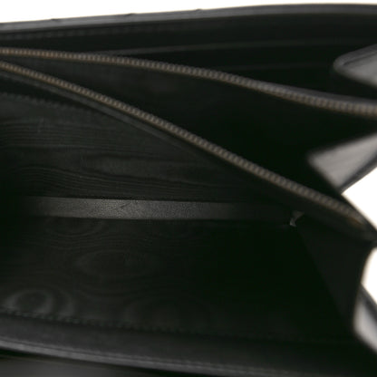 Gucci Calfskin Matelasse GG Marmont Chain Wallet Black 5 of 9