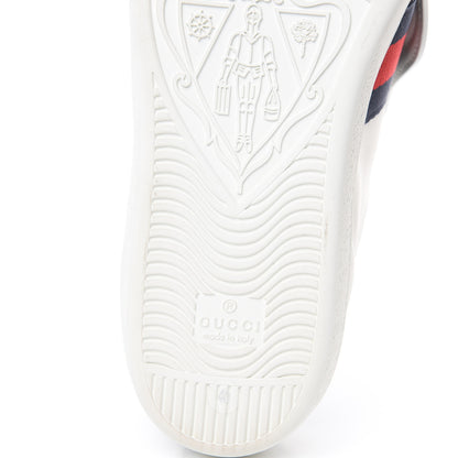 Gucci Calfskin Sequins Web Cat Womens Ace Sneakers 40 White 6 of 9