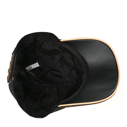 Louis Vuitton Polyester Silk Monogram LV Get Ready Cap L Black 6 of 8
