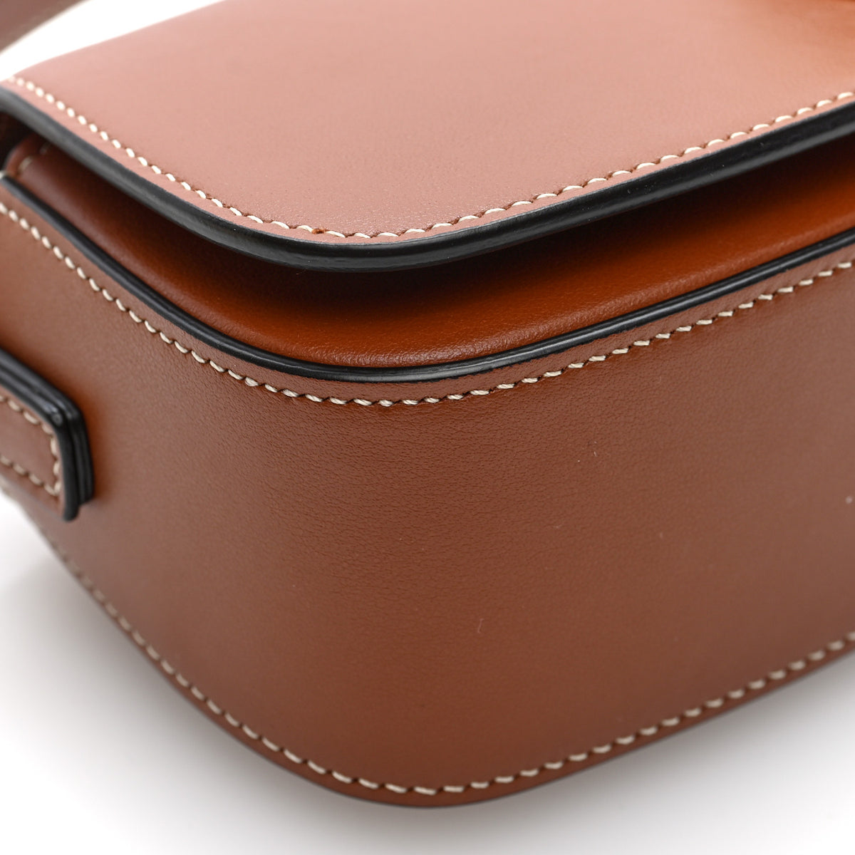 Celine Smooth Calfskin Tabou Clutch on Strap Tan 8 of 9