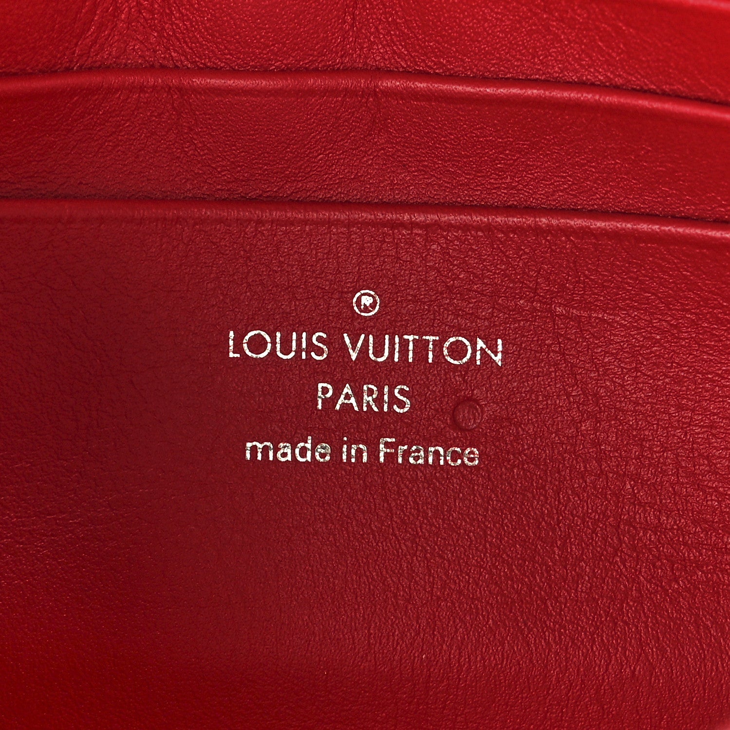 Louis Vuitton Calfskin New Wave Chain Pochette Scarlet 6 of 10