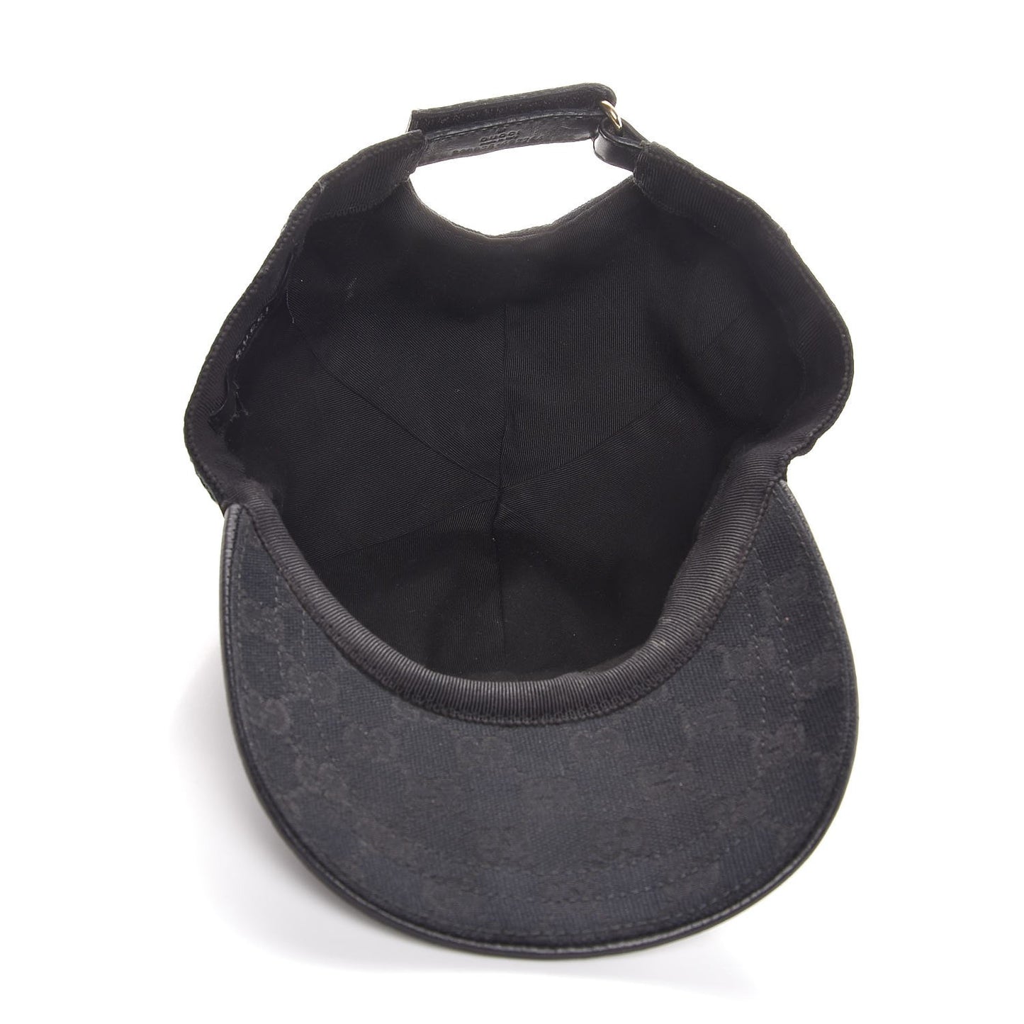 Monogram Web Baseball Hat M Black