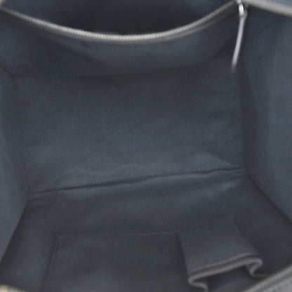 Celine Pebbled Leather Mini Luggage Black 8 of 10