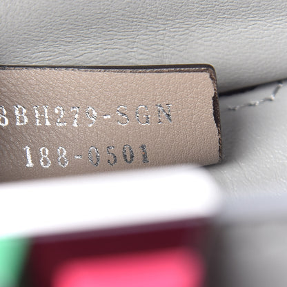 Fendi VItello Dolce Studded Petite 3Jours Tote Ghiaccio Multicolor 11 of 13