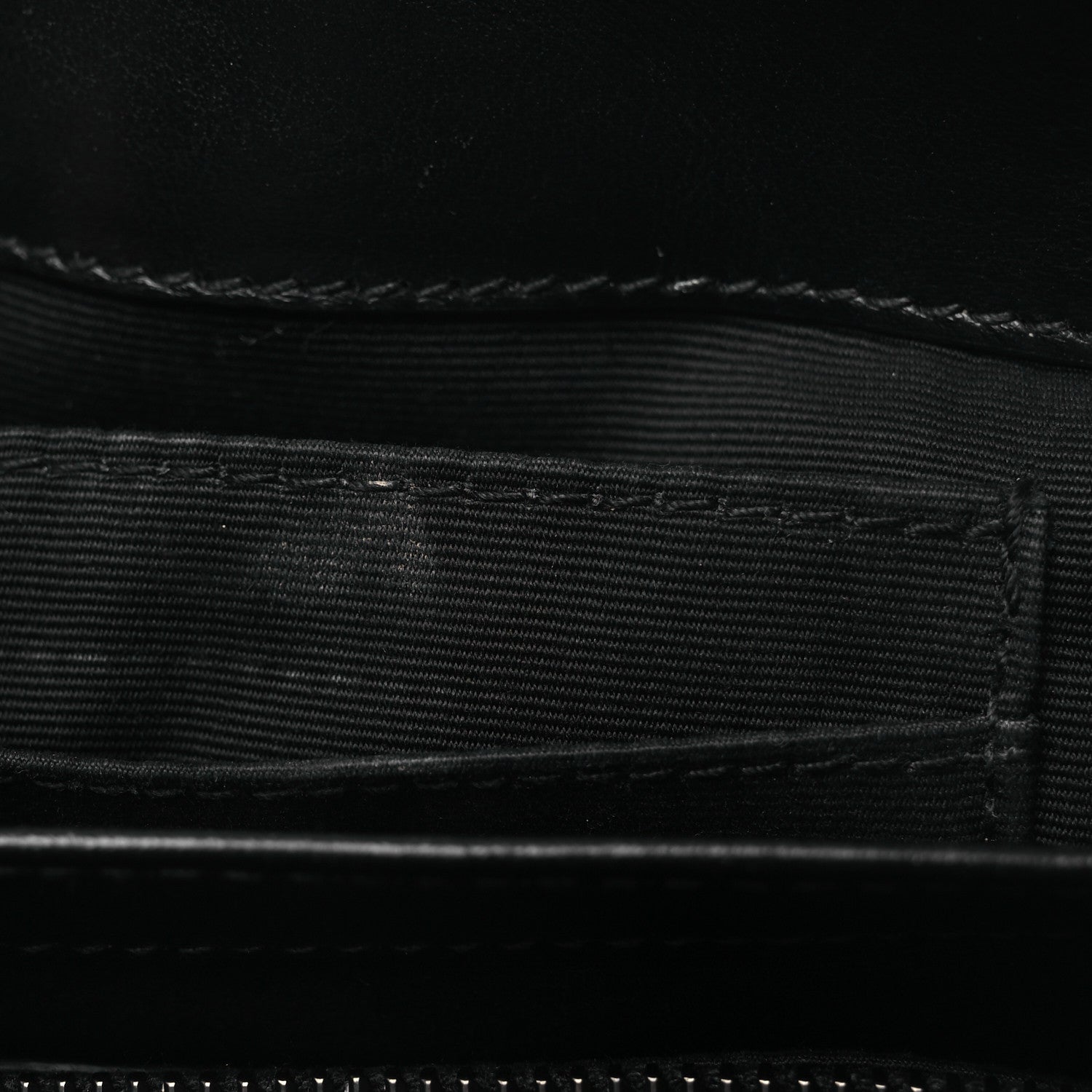 Saint Laurent Calfskin Y Quilted Monogram Monochrome Toy Loulou Crossbody Bag Black 26 of 28