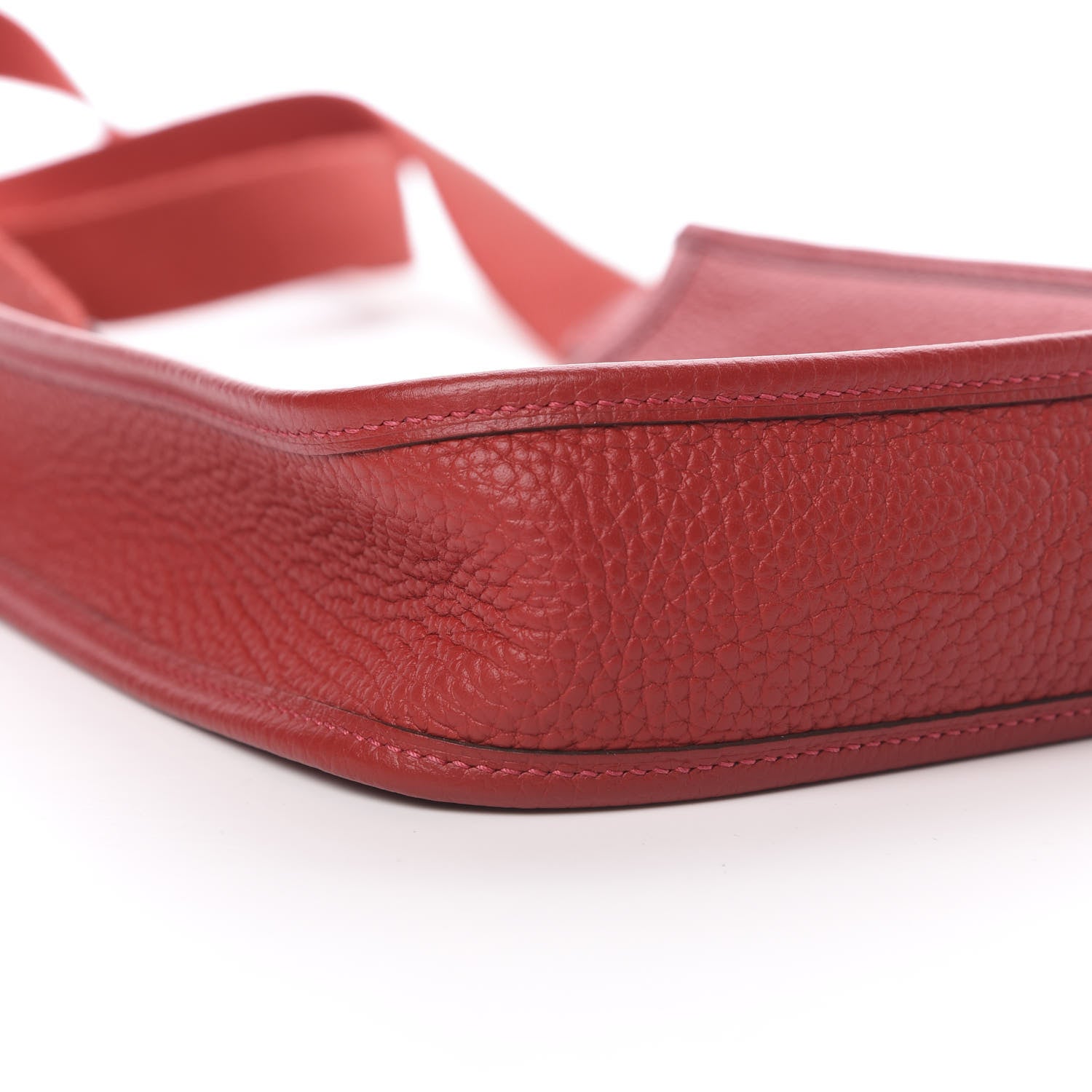 Hermes Taurillon Clemence Evelyne TPM Rouge Casaque 9 of 11
