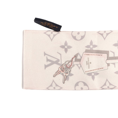 Louis Vuitton Silk Monogram Confidential Bandeau Light Pink 5 of 5