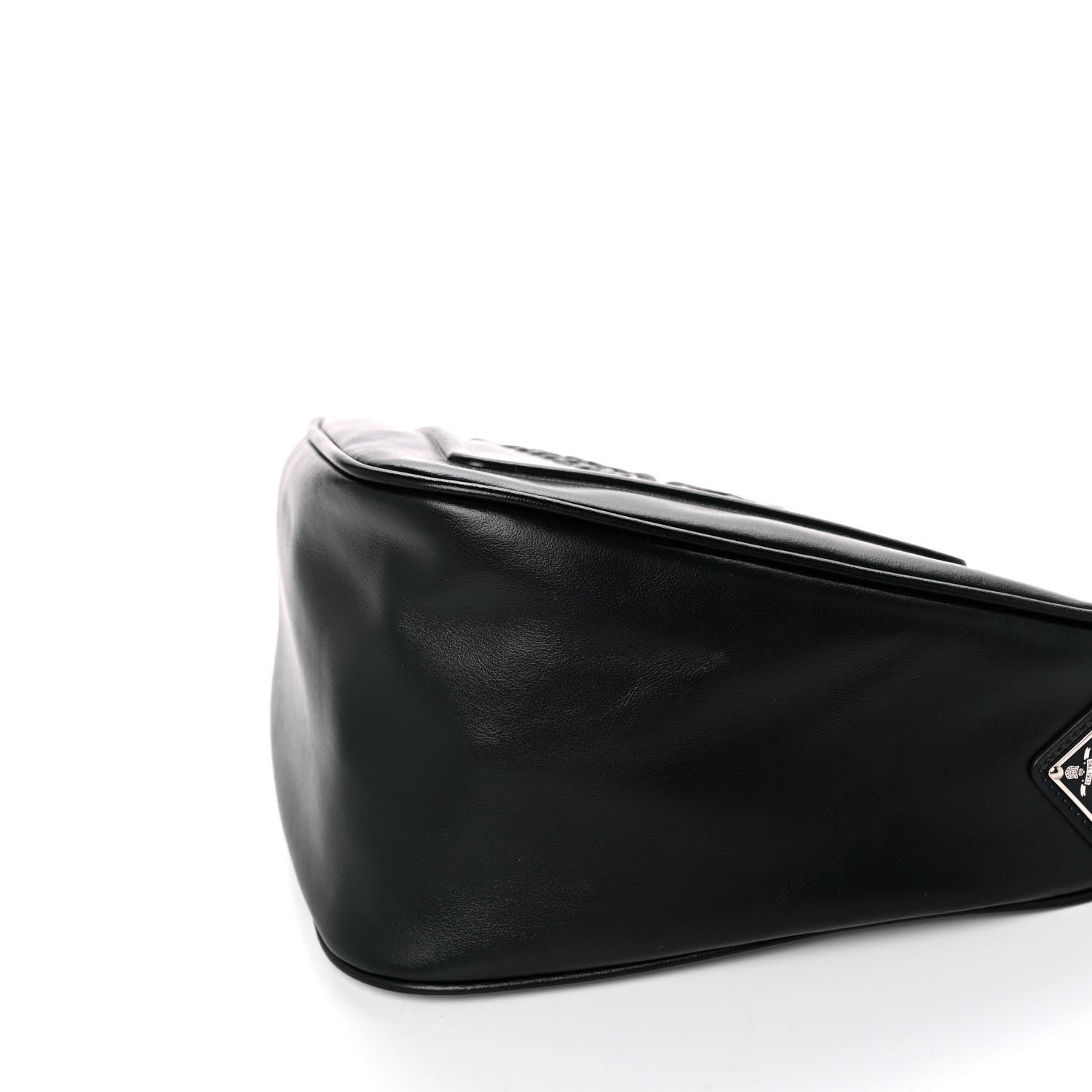 Prada Grace Lux Triangle Shoulder Bag Black 13 of 14