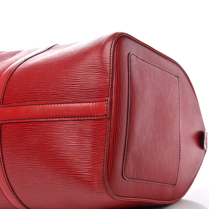 Louis Vuitton Epi Keepall 45 Castillan Red 6 of 7