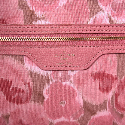 Louis Vuitton Monogram Articles de Voyage Ikat Neverfull MM Rose Velours 6 of 11