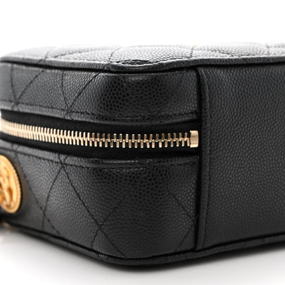 Chanel Caviar Quilted Twist Your Buttons Clutch With Chain Black 9 of 10