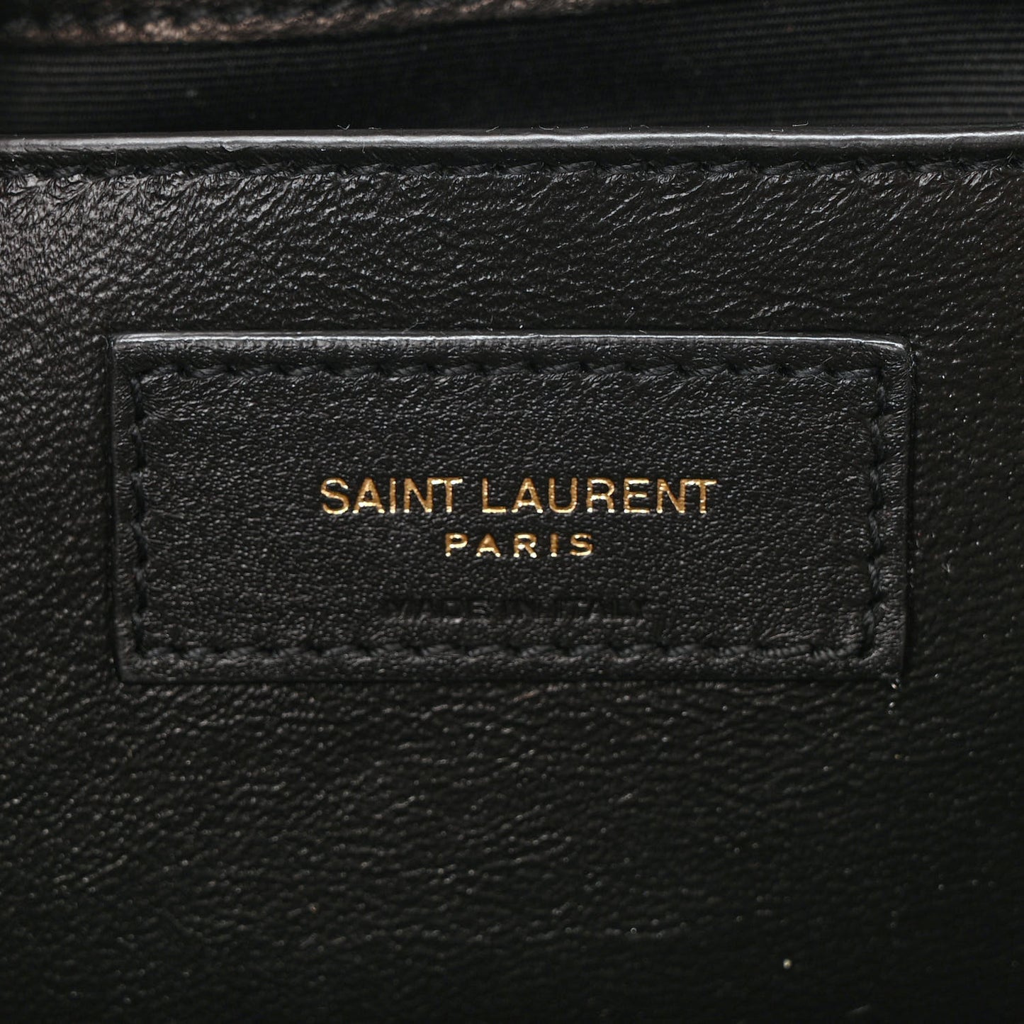 Lambskin Quilted Monogram Mini Nolita Black