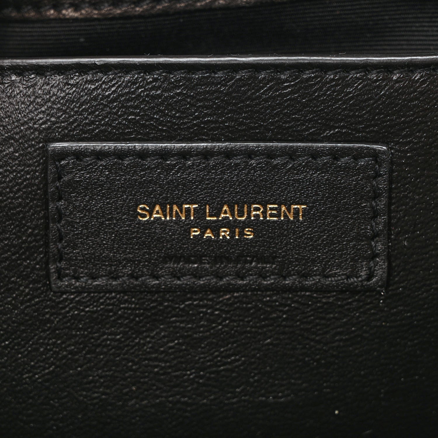 Saint Laurent Lambskin Quilted Monogram Mini Nolita Black 6 of 9