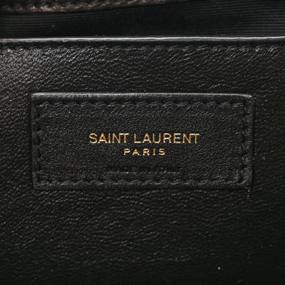 Saint Laurent Lambskin Quilted Monogram Mini Nolita Black 6 of 9