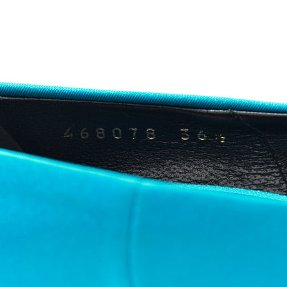 Balenciaga Spandex Knife Pointed 110mm Pumps 36.5 Bleu Turquoise 8 of 15