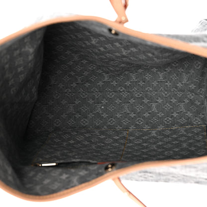 Louis Vuitton Monogram Denim CarryAll MM Washed Grey 6 of 11