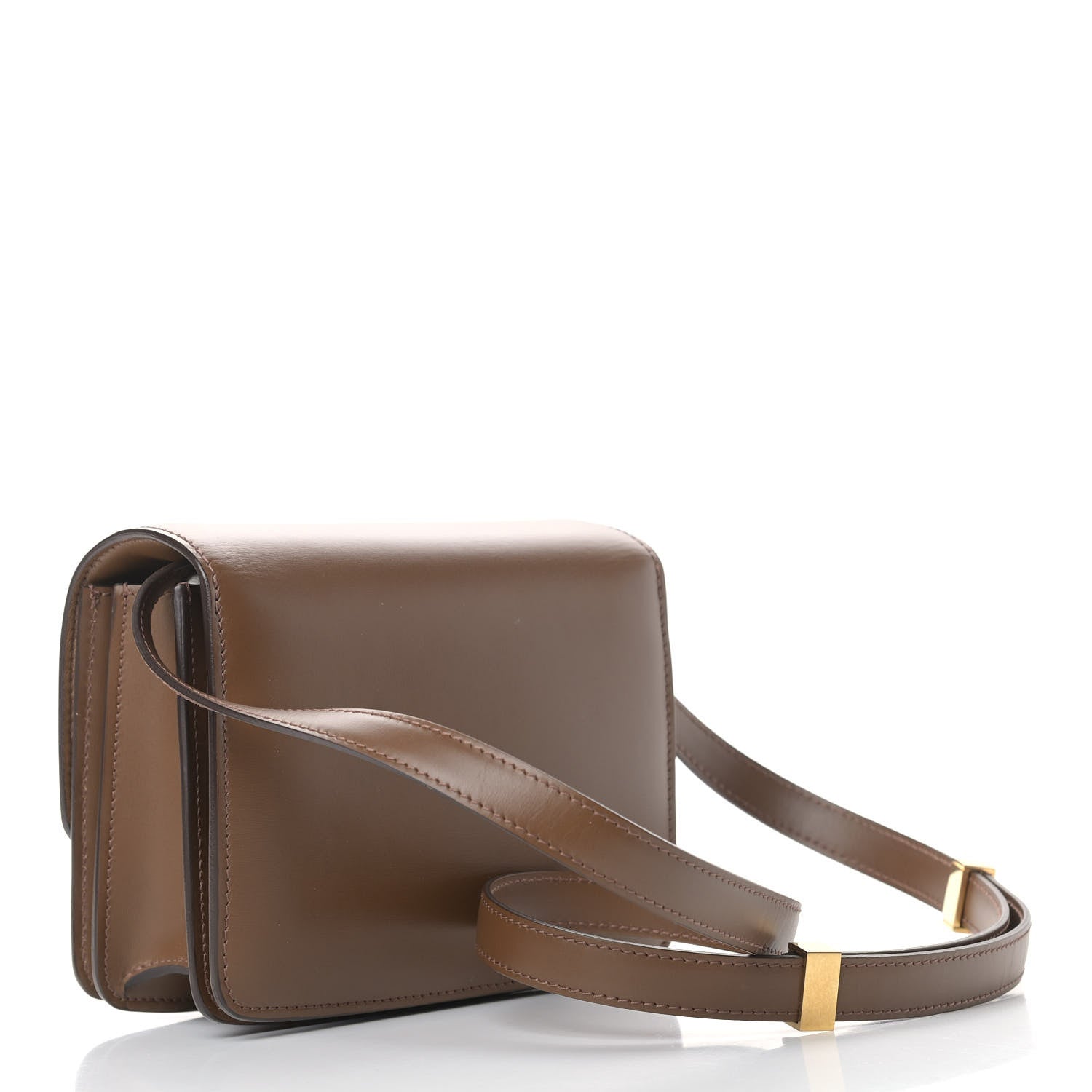 Celine Smooth Calfskin Small Classic Box Flap Bag Camel 3 of 12