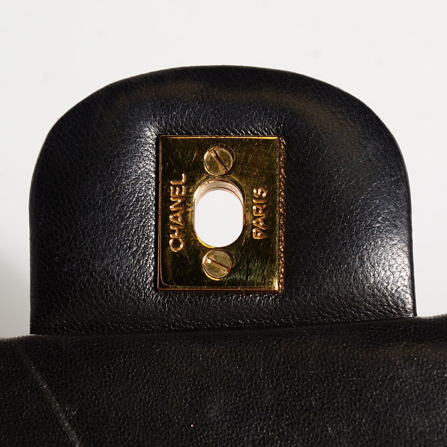 Chanel Lambskin Quilted Medium Double Flap Black 5 of 11