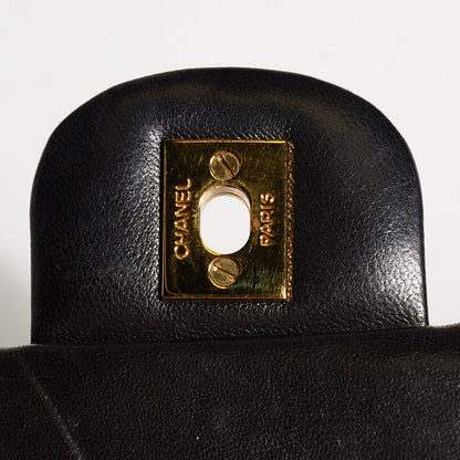 Chanel Lambskin Quilted Medium Double Flap Black 5 of 11