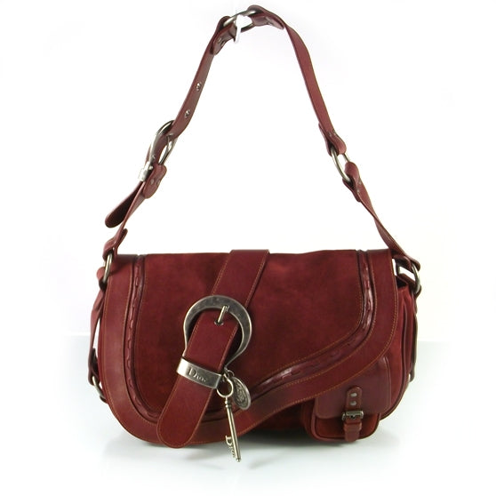 Leather Suede Gaucho Red