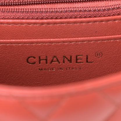 Chanel Lambskin Quilted Mini Square Flap Brown 8 of 11