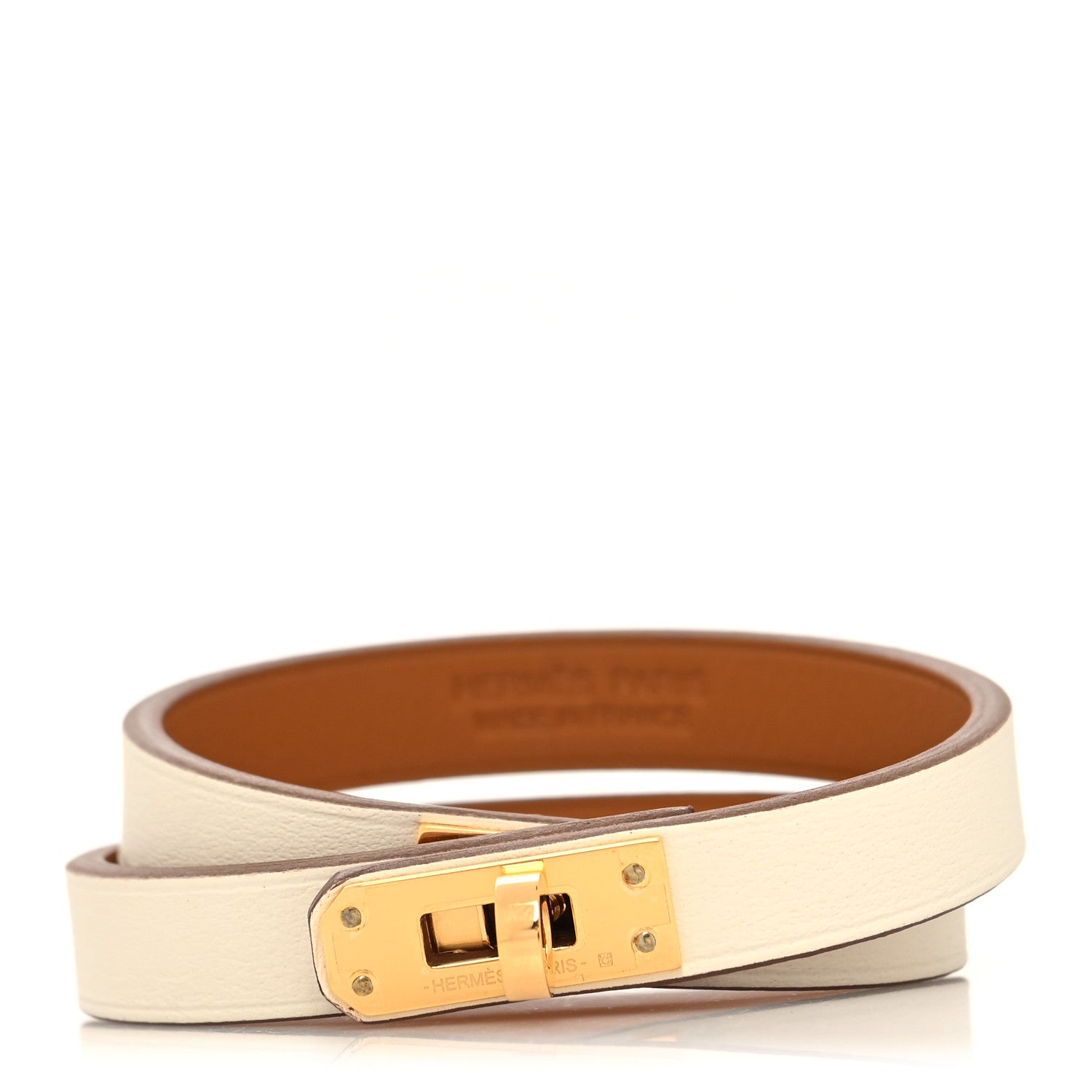 Hermes Swift Mini Kelly Double Tour Bracelet T2 Nata 1 of 6