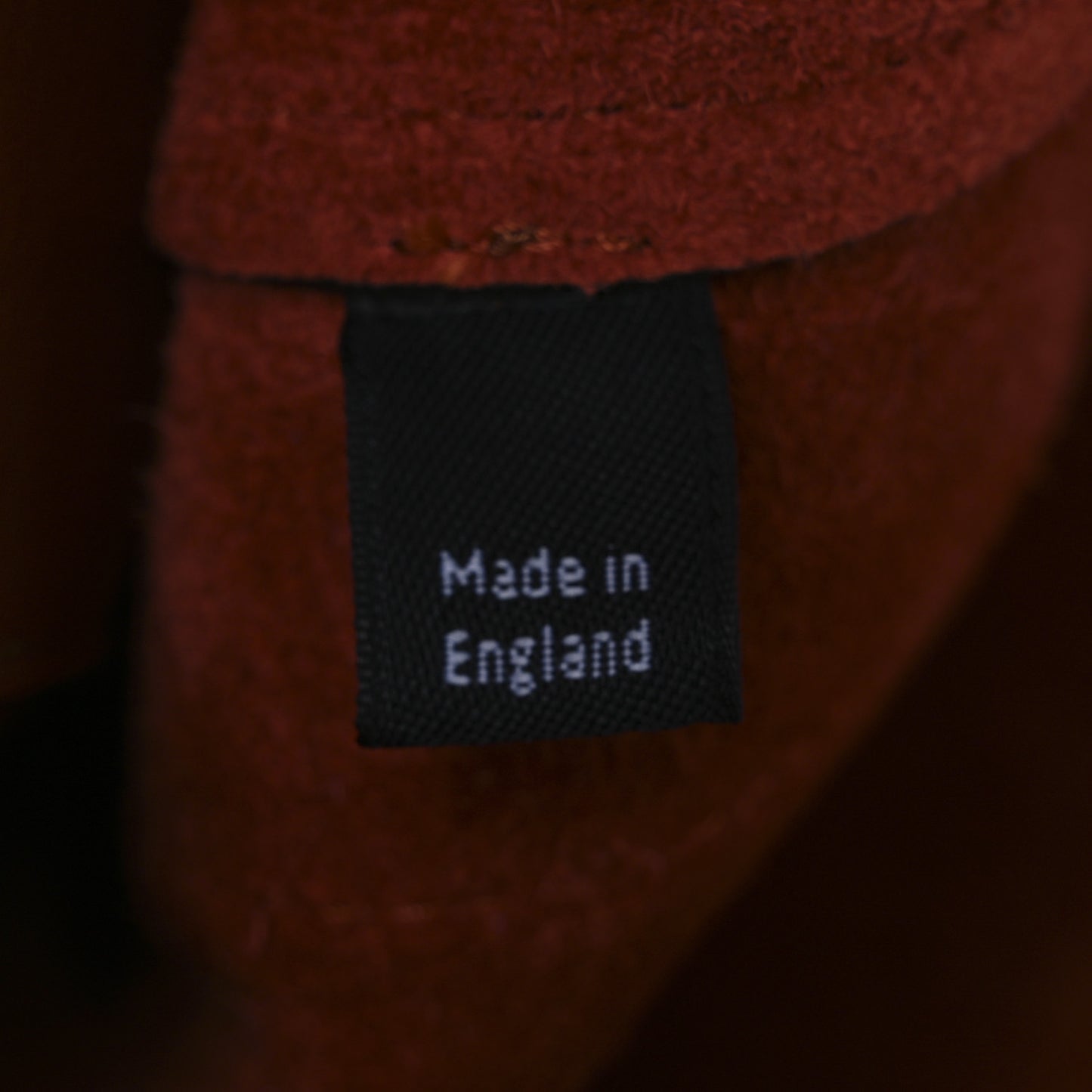 Silky Calfskin Suede Small Millie Rust