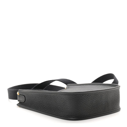 Hermes Taurillon Clemence Evelyne TPM Black 4 of 11