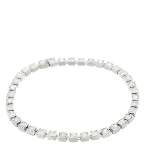 Platinum Diamond 3.37ctw Tennis Bracelet