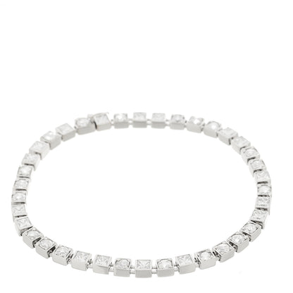 Tiffany Platinum Diamond 3.37ctw Tennis Bracelet 1 of 4