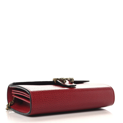 Gucci Calfskin Garden Dionysus Chain Wallet Hibiscus Red 4 of 12