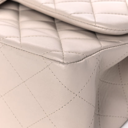 Chanel Lambskin Quilted Jumbo Double Flap Ivory 10 of 15