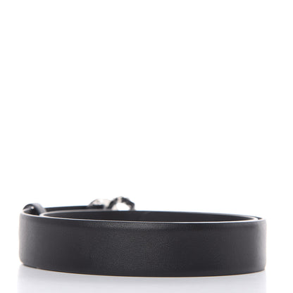 Chanel Lambskin Crystal CC Chain Belt 75 30 Black 3 of 6