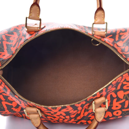 Louis Vuitton Monogram Graffiti Speedy 30 Orange 5 of 12