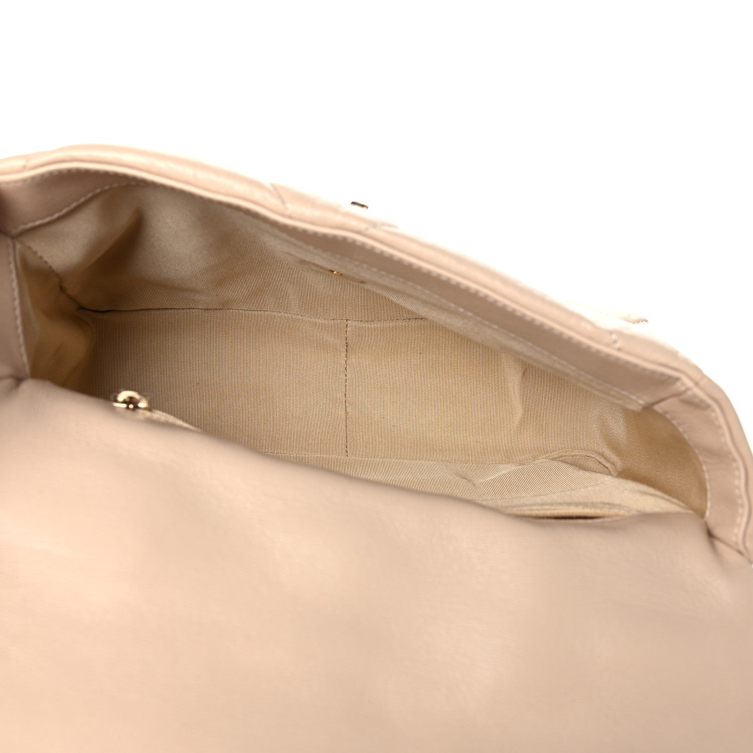 Chanel Goatskin Quilted Medium Chanel 19 Flap Beige 5 of 9