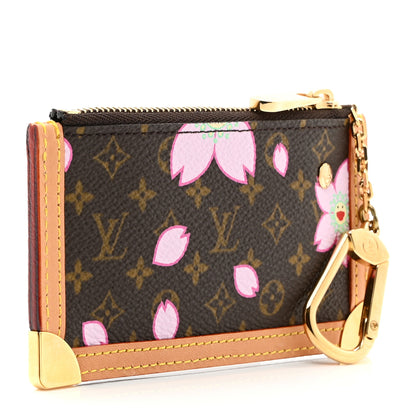 Louis Vuitton Monogram Cherry Blossom Key Pouch Brown 3 of 7