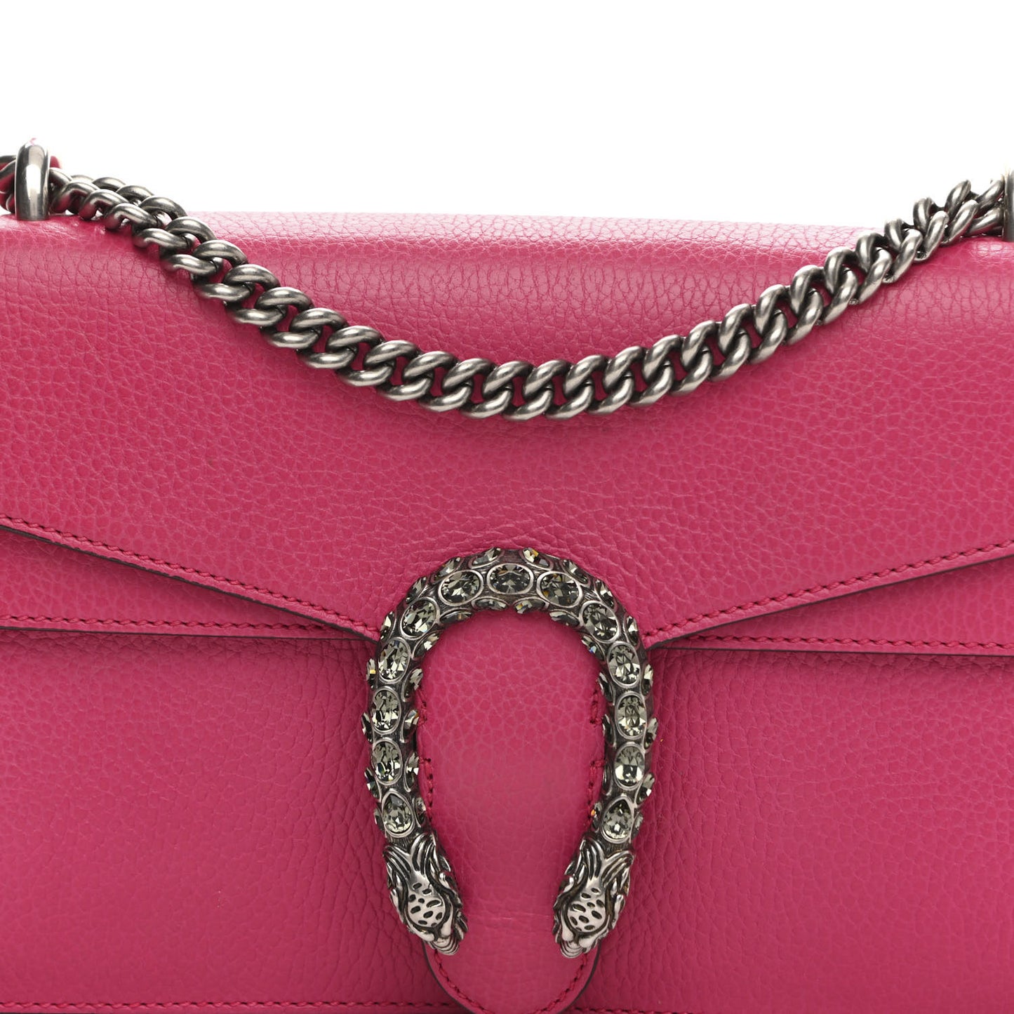 Dollar Calfskin Small Dionysus Shoulder Bag Box Pink