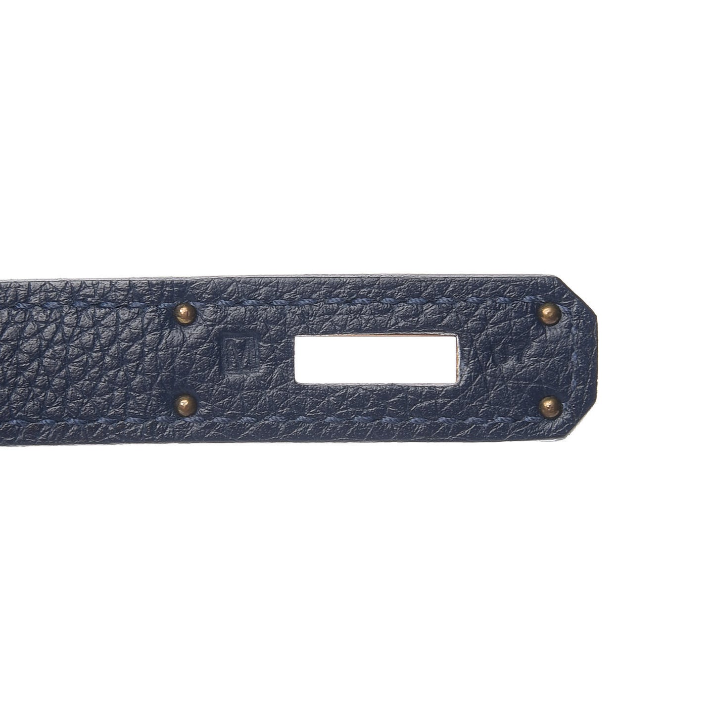 Taurillon Clemence Birkin 35 Bleu Abysse